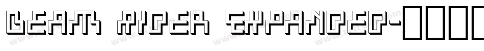Beam Rider Expanded字体转换